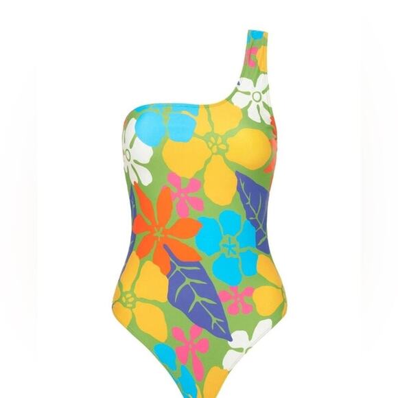 NWT Faithfull The Brand Aurea One Piece Swimsuit Costa Rei Floral Print Medium - Picture 10 of 10